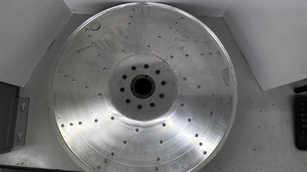Blower Wheel 23 1/2" Diameter 2 3/4" W 8" Opening 2.0795" ID