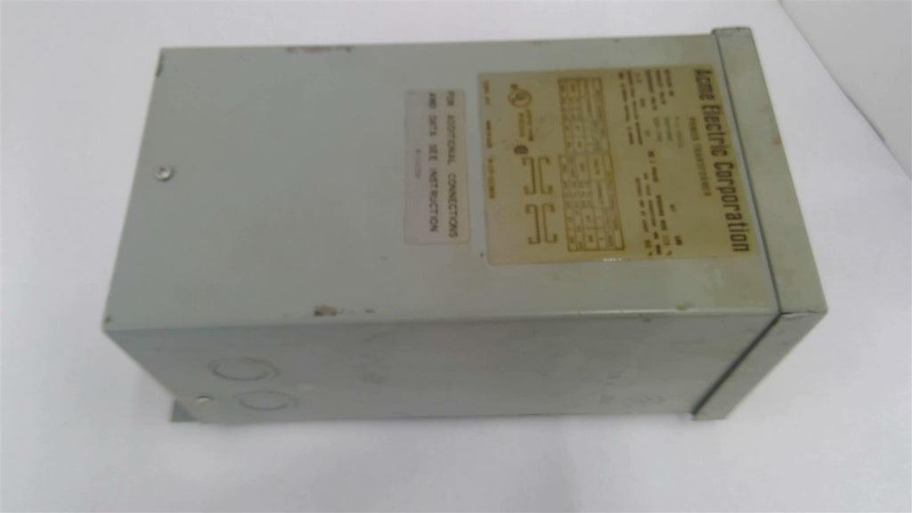 Acme Electric T-1-53011 Transformer 1.5 KVA 240x480 Pri 120/240 Sec