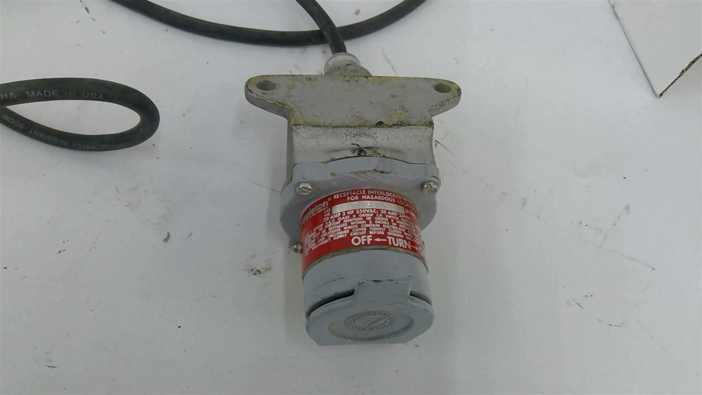 Appleton CPSR-23 Receptacle Interlock 20 Amp 2 Hp 250 Vac