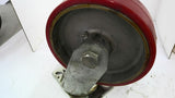 Red Wheel With Swivel Mount 9 1/2"