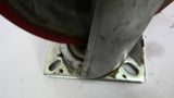 Red Wheel With Swivel Mount 9 1/2"
