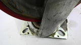 Red Wheel With Swivel Mount 9 1/2"