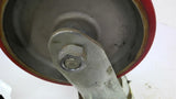 Red Wheel With Swivel Mount 9 1/2"
