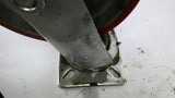 Red Wheel With Swivel Mount 9 1/2"