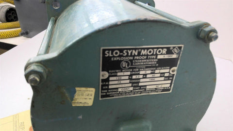 SE Slo Syn X-1000 Stepping Motor 120V 72RPM Single Phase
