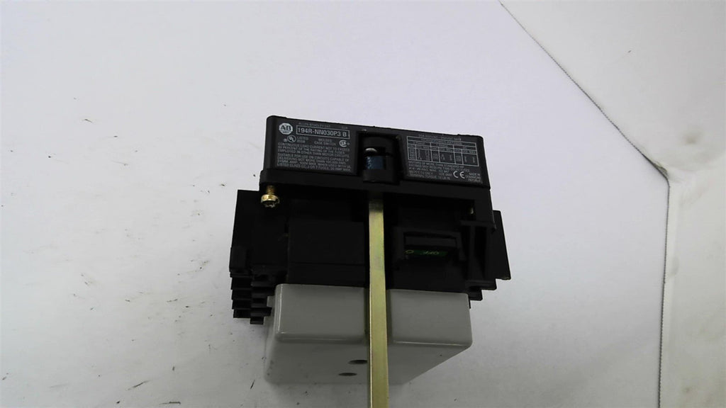 Allen Bradley 194R-NN030P3 Disconnect Switch 30 Amp 600 Volts
