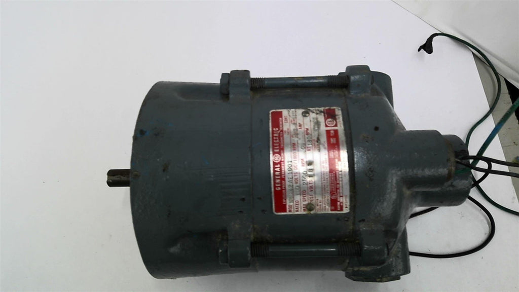 General Electric 5BC42AE1001 AC Motor 2500 RPM 100 Volts DC