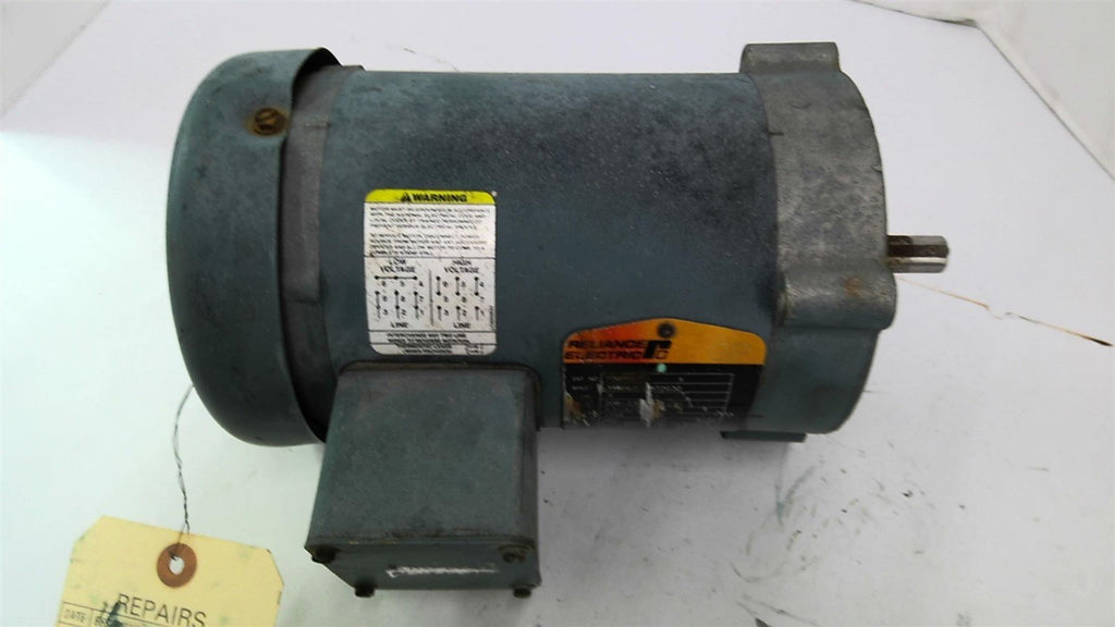 Reliance P56H5000 1/2HP AC Motor 1800 Rpm4P 3PH 56C 208 230/460V TEFC ENCL60Hz