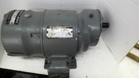 8348V 1/2 HP Brake Gear Motor 220/440V 1800/230RPM 220V Brake