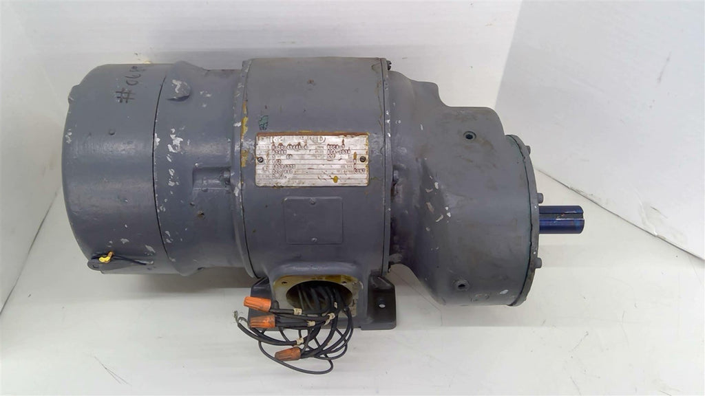 Reuland 8348V 1.5HP AC Brake Motor 1800/230RPM 4P 3PH AEA-203A 220/440 TE 60HZ