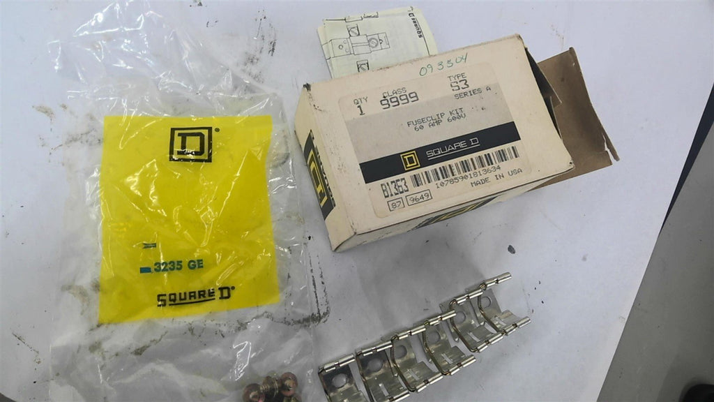 Square D 9999 S3 Fuse Clip Kit 60 Amp 600 Volts