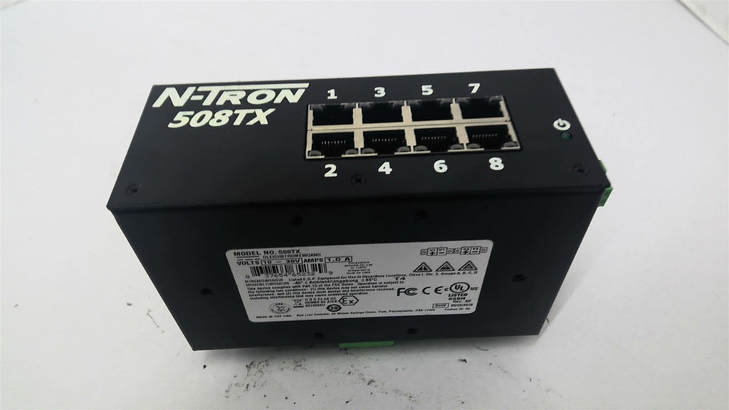 N Tron 508TX Ethernet Switch 10-30 Volts