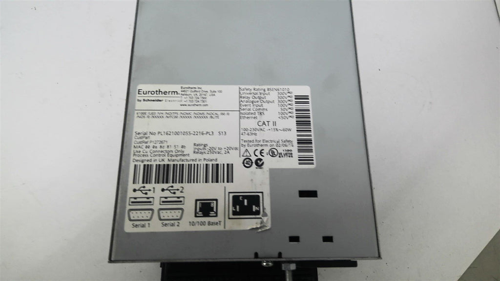 Eurotherm 6100E/U0/VH/NOITPS/NOMC/NOMS/NOCAL/00/0/NOS/0/XXXXX/MTC00/XXXXX