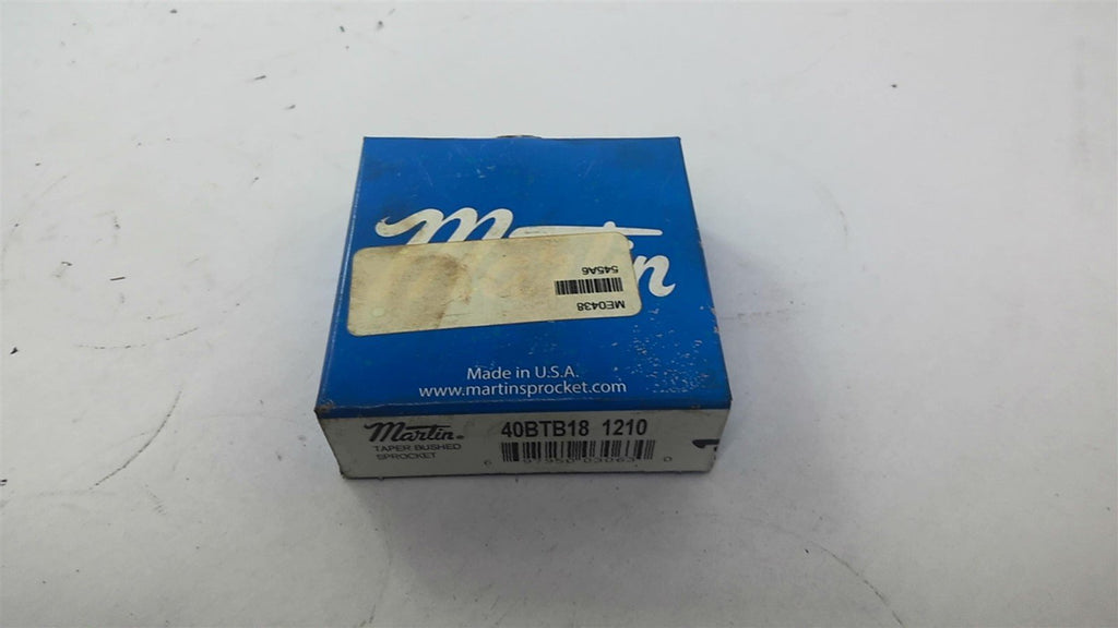 Martin 40BTB18 1210 Sprocket 40 Chain 18 Teeth