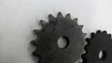 Martin 40A18 Sprocket 40 Chain 18 Teeth Lot of 3