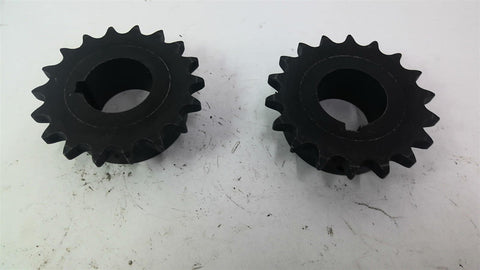Martin 40BS18 1 1/4" Sprocket 40 Chain 18 Teeth Lot of 2