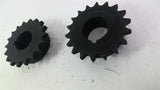 Martin 40BS18 1 1/4" Sprocket 40 Chain 18 Teeth Lot of 2