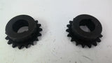 Martin 40BS18 1 1/4" Sprocket 40 Chain 18 Teeth Lot of 2