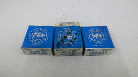Martin 41BS10 3/4 Sprocket 41 Chain 10 Teeth Lot of 3