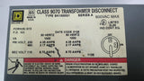 Square D SK1000G1 Transformer Disconnect 1000 VA 600 VAC 230/460 V Pri 115 Sec