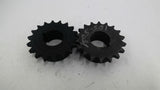 Martin 40BS18 1 1/4" Sprocket 40 Chain 18 Teeth Lot of 2