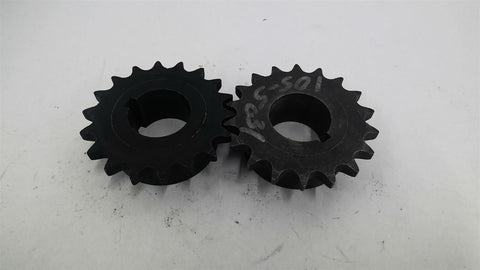 Martin 40BS18 1 1/4" Sprocket 40 Chain 18 Teeth Lot of 2