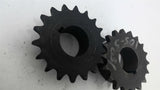 Martin 40BS18 1 1/4" Sprocket 40 Chain 18 Teeth Lot of 2