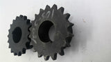 Martin 40BS18 1 1/4" Sprocket 40 Chain 18 Teeth Lot of 2