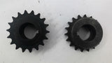 Martin 40BS18 1 1/4" Sprocket 40 Chain 18 Teeth Lot of 2