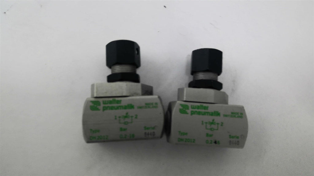 Walter Pneumatik DH 2012 0.2-16 Bar Valve Lot of 2
