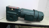 Reliance P56H7213P 0.75HP 30:1 AC Brake Gear Motor 1800RPM 4P FB56C 208-230-460V