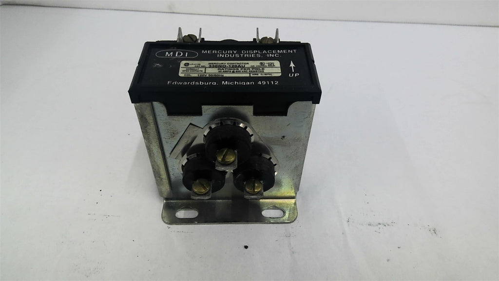 MDI 330NO-120AU Mercury Contactor 30 Amp 600 Volts 120 V coil