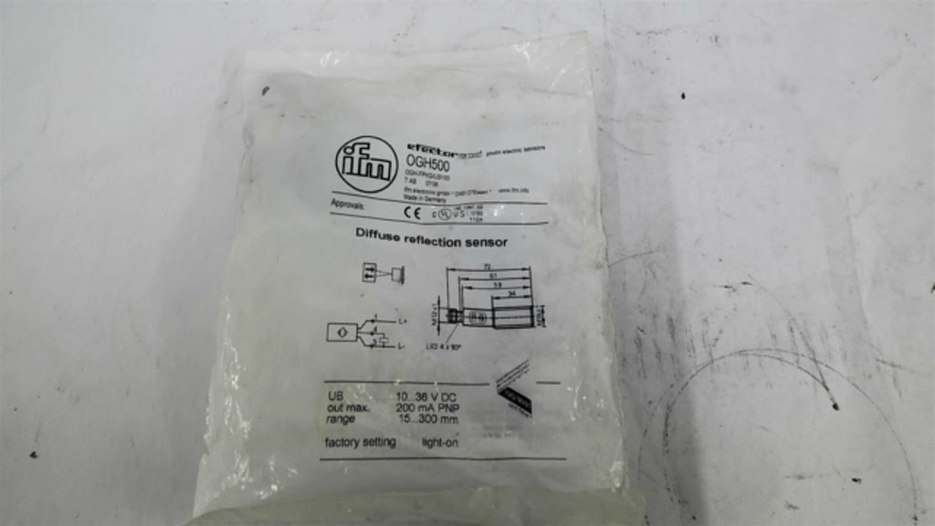 IFM OGH500 Diffuse Reflection Sensor