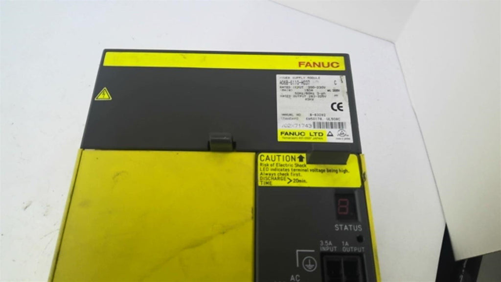 Fanuc A06B-6110-H037 Power Supply Module 42 KW 283-325 Volts
