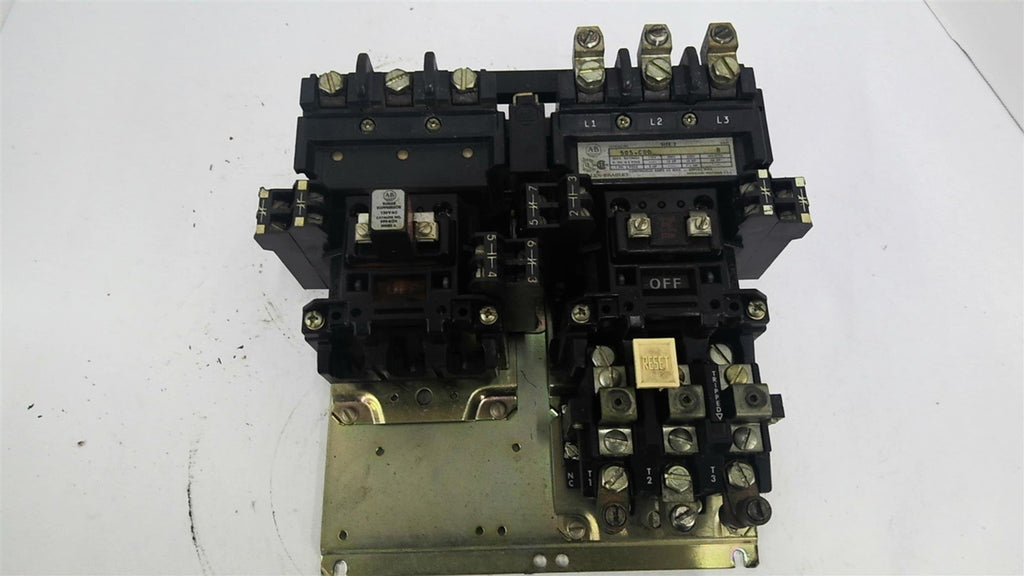 Allen-Bradley 505-COD Reversing Starter 460 Volt 25 HP Size 2