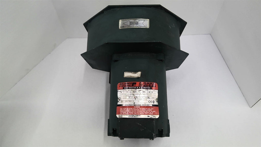 Reliance Electric A77B5901N 1/2HP Blower 3600RPM 2P 3PH EA56C 240/480V 60HZ