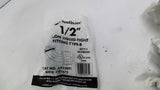 SouthWire 1/2" Nylon Liquid Tight Fitting Type B Lot Of 5