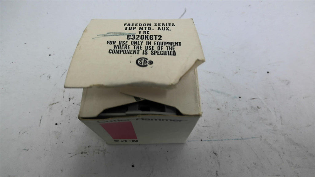 Cutler-Hammer C320KGT2 Auxilary Contact Blcok