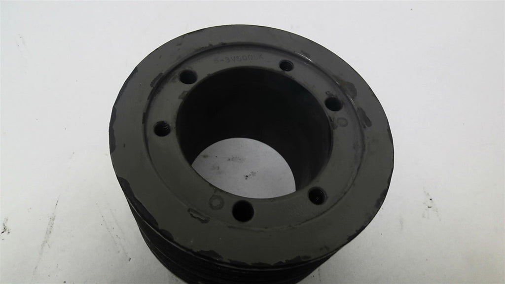 6-3V500SK Pulley 6 Groove 3V Belt Width Uses SK Bushing