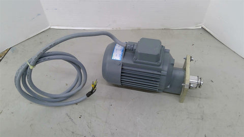 ABM VDE0530 AC 0.18KW Gear Motor 170/1360RPM 4P 3PH 1G28F/4D63-4 230V TEFC 50HZ