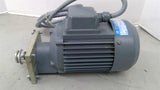 ABM VDE0530 AC 0.18KW Gear Motor 170/1360RPM 4P 3PH 1G28F/4D63-4 230V TEFC 50HZ