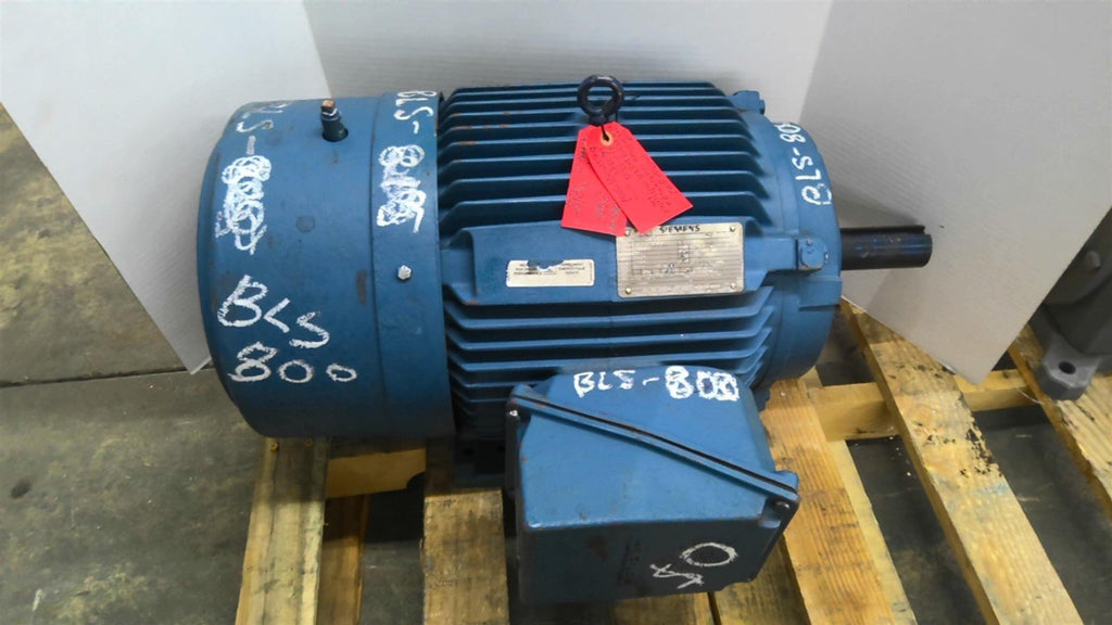 Siemens 1LQ02864SE41 30HP AC MOTOR 1800RPM 4P 3PH 286T 460V TEFC 60HZ