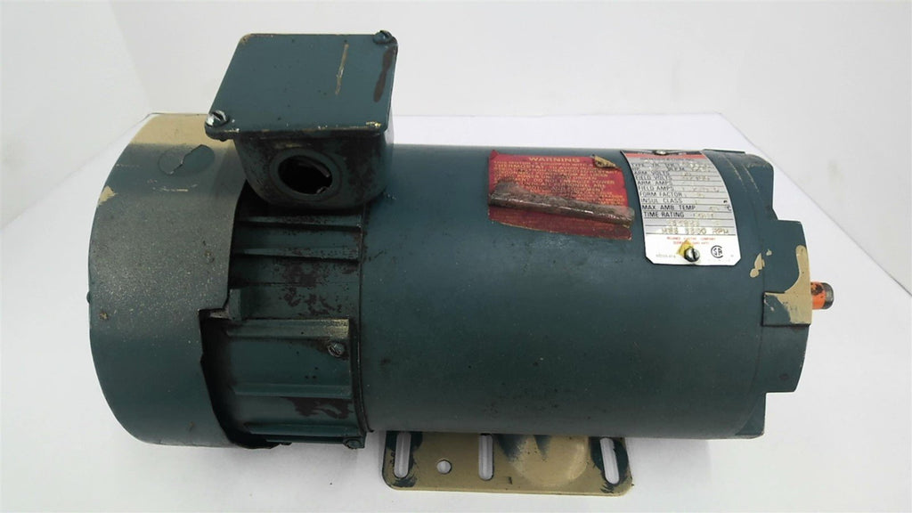 Reliance T56H1119M-YK 3/4hp DC Motor 1735rpm 3ph 56HC 90ARM 50/100Field Volts