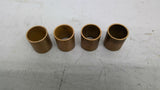 Copper Fitting 1 1/8" OD 1" ID 1 1/4" L Lot of 4