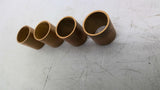 Copper Fitting 1 1/8" OD 1" ID 1 1/4" L Lot of 4