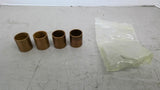 Copper Fitting 1 1/8" OD 1" ID 1 1/4" L Lot of 4