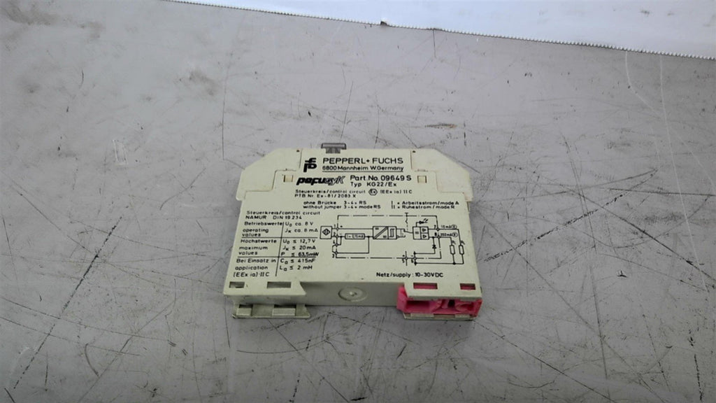 Pepper+Fuchs 09649S PLC Module