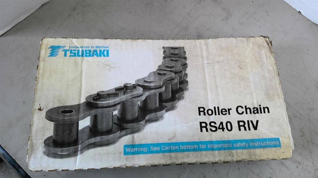 Tsubaki RS40 RIV Roller Chain 10 FT Long