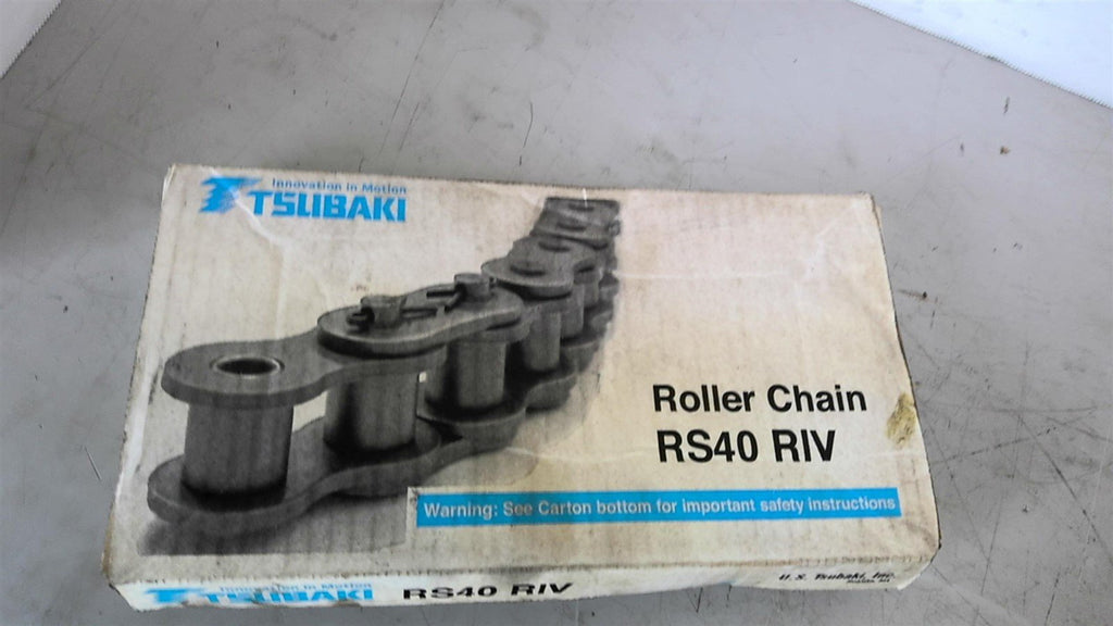 Tsubaki RS40 RIV Roller Chain 10 FT