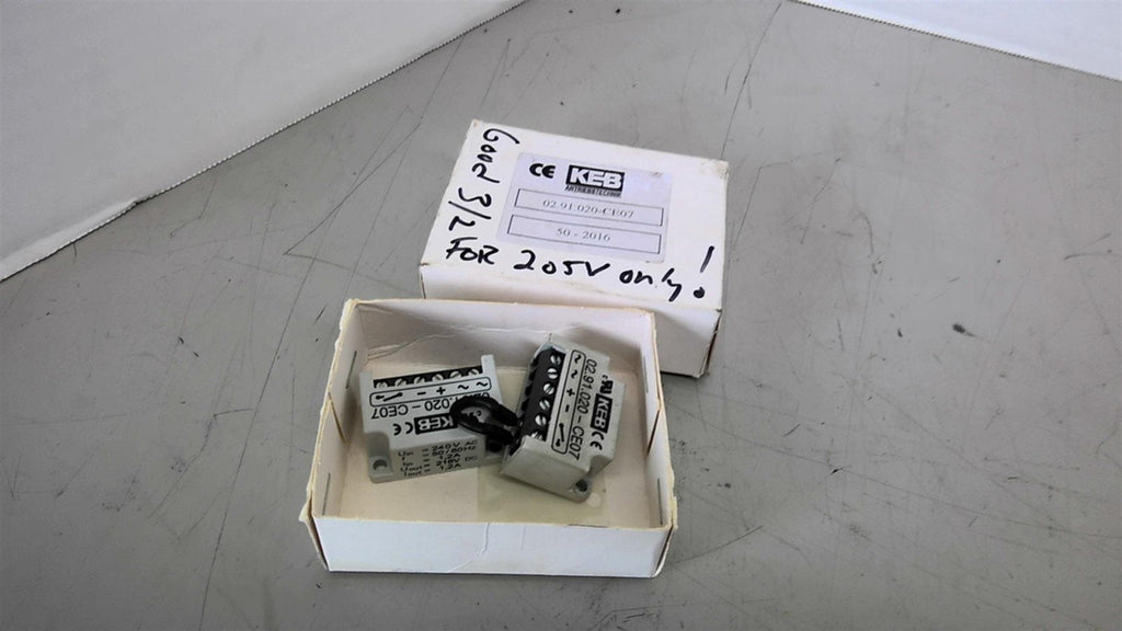 KEB 02.91.020-CE07 Full Wave Rectifier Lot of 2